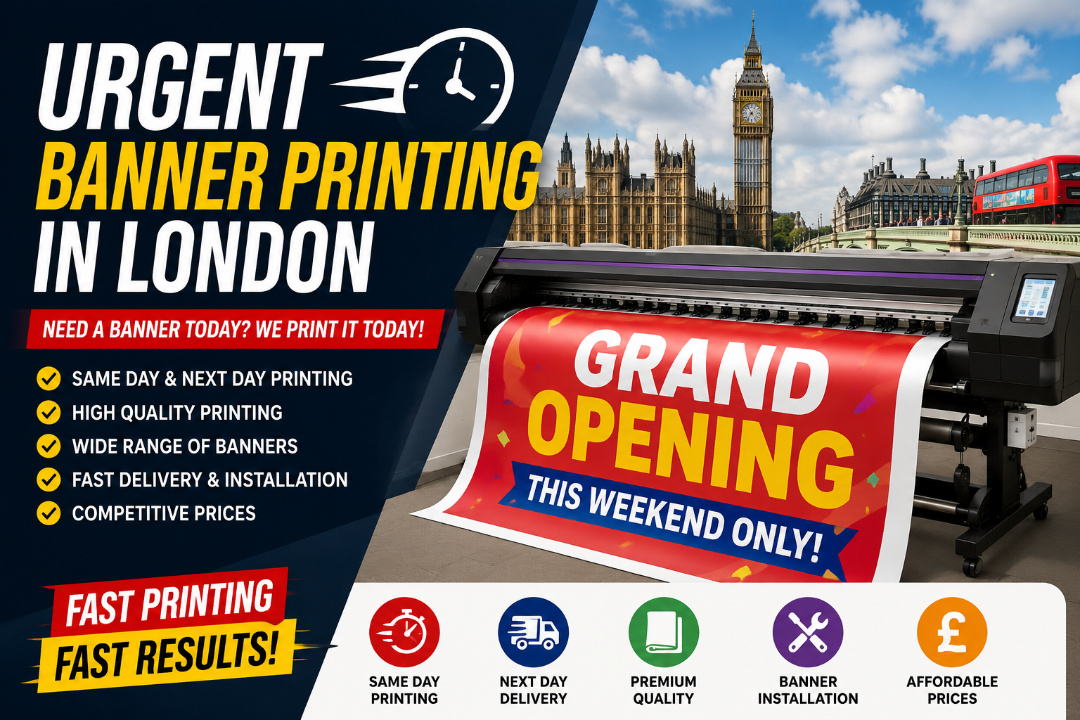 Need a Banner Today? Your Complete Guide to Urgent Banner Printing in London